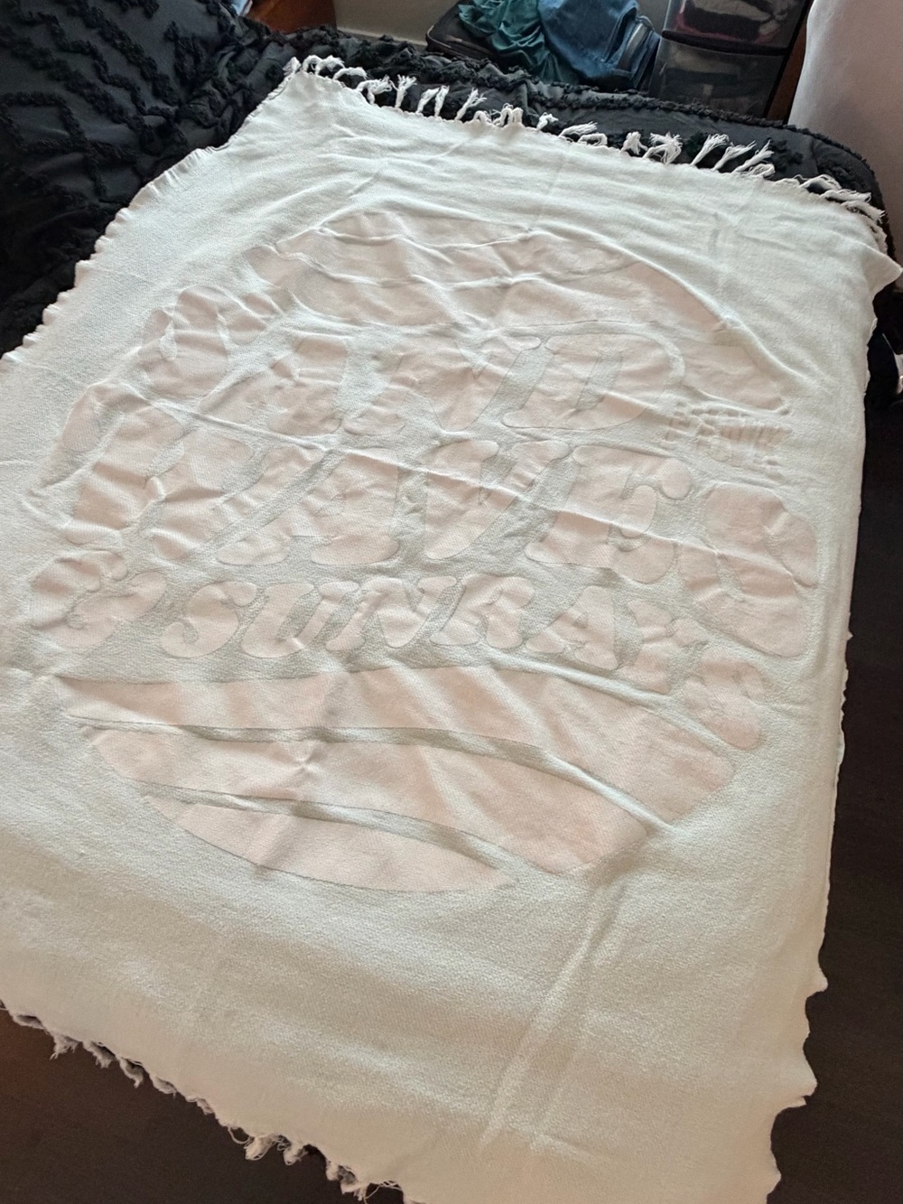 ❌LAST CHANCE❌ PINK Victoria’s Secret Fringe Turkish-Style Beach Towel Blanket